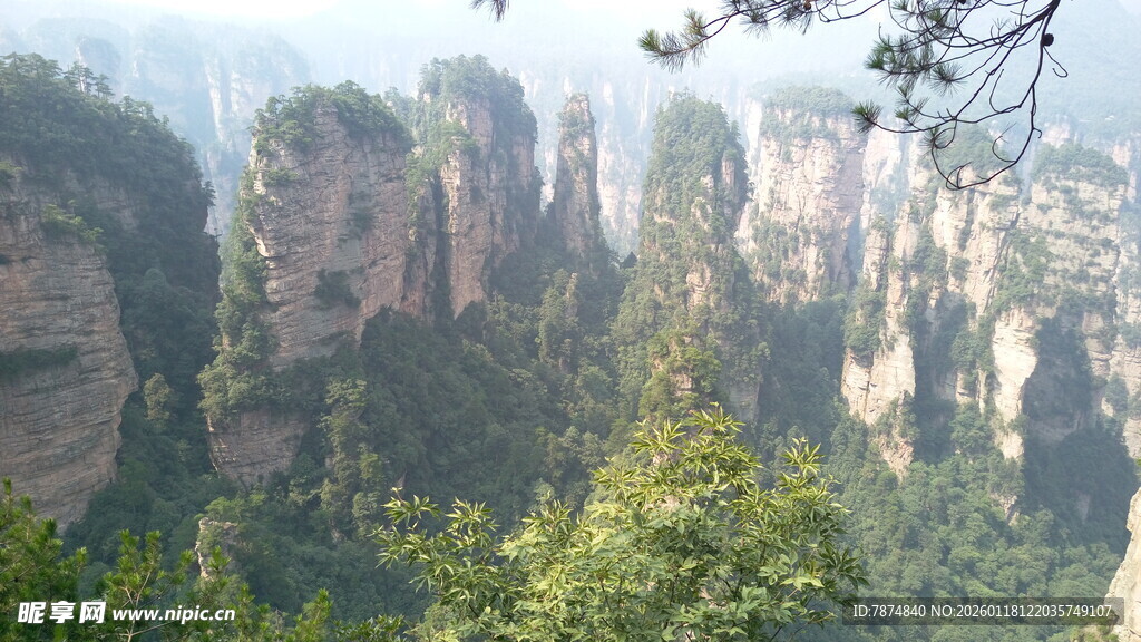 张家界奇峰异石景观