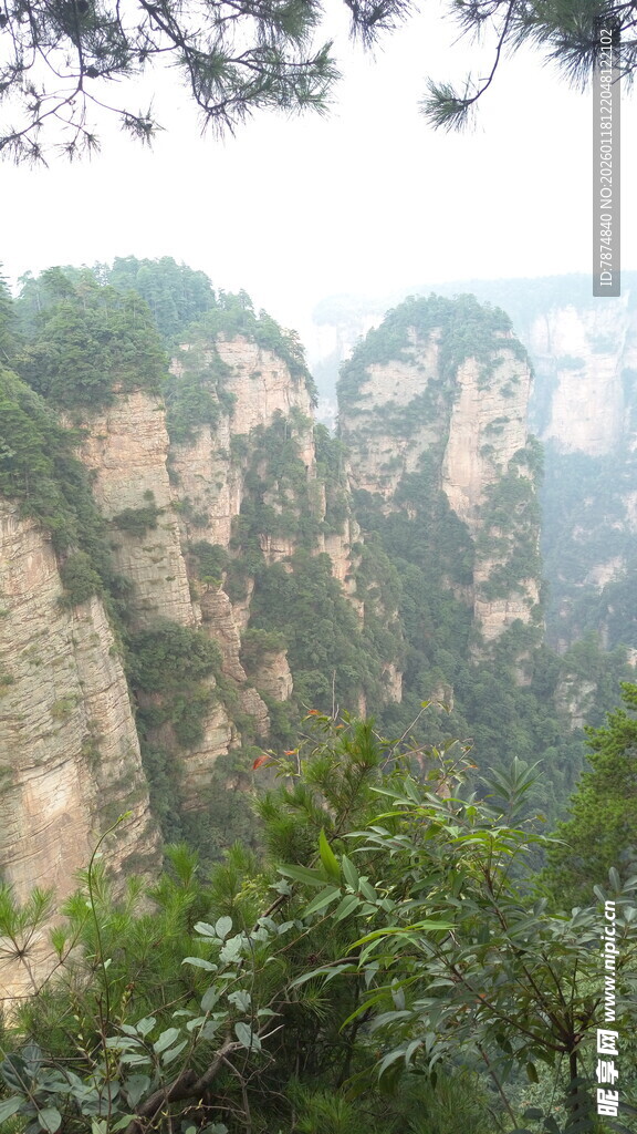张家界奇峰美景