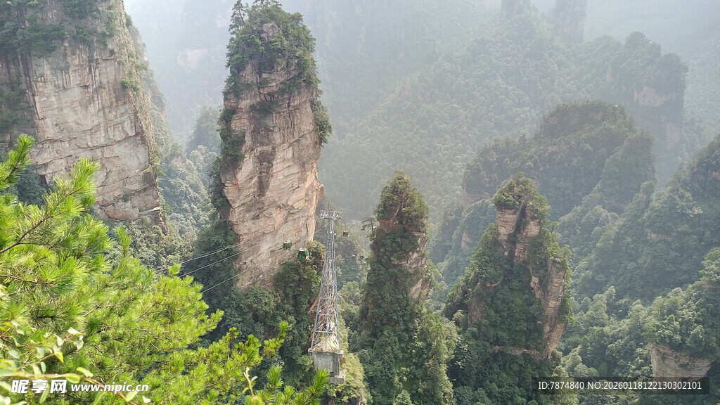 张家界奇峰异石景观