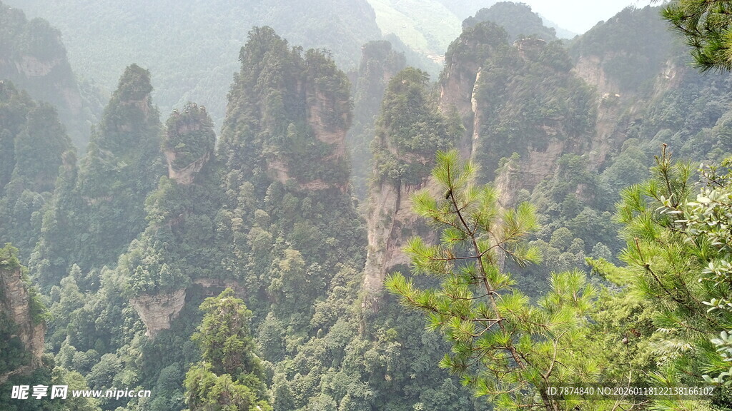 张家界奇峰异石景观
