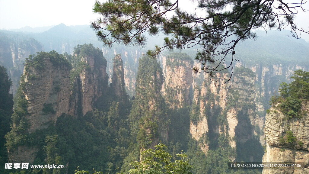 张家界奇峰美景