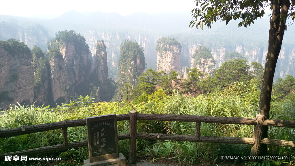 张家界奇峰观景台美景