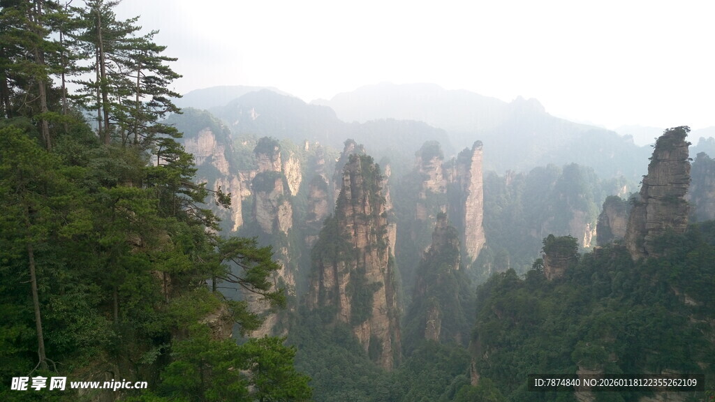 张家界奇峰美景