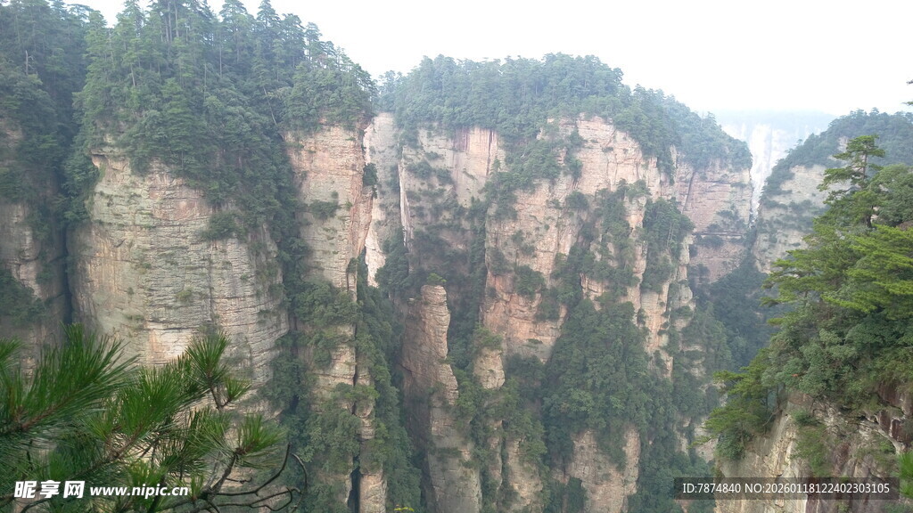 张家界奇峰美景