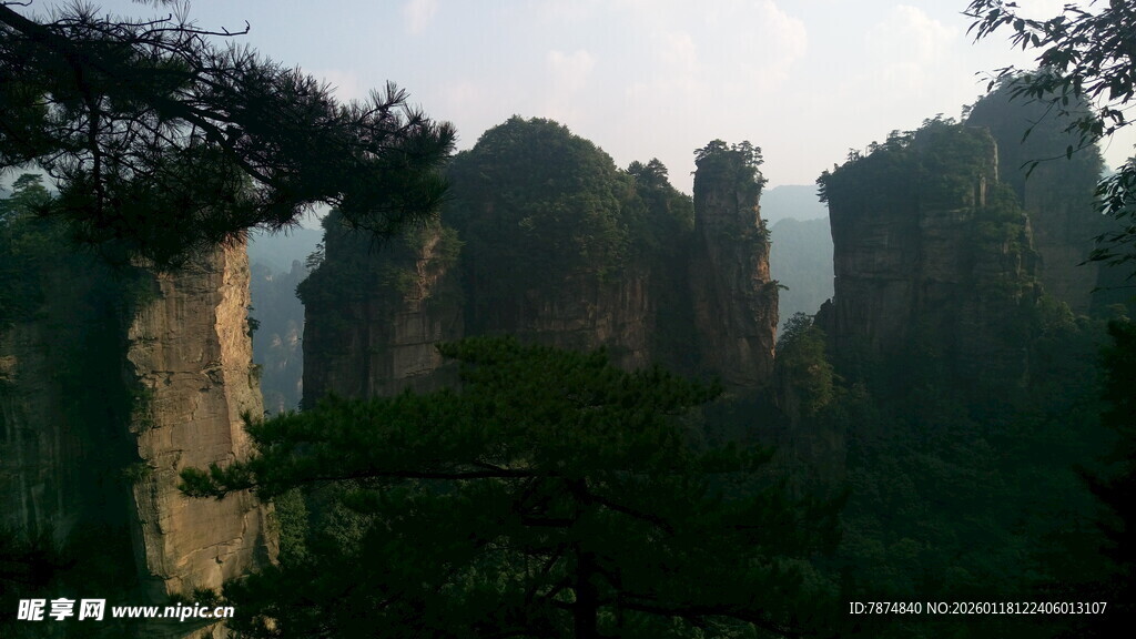 张家界奇峰异石景观