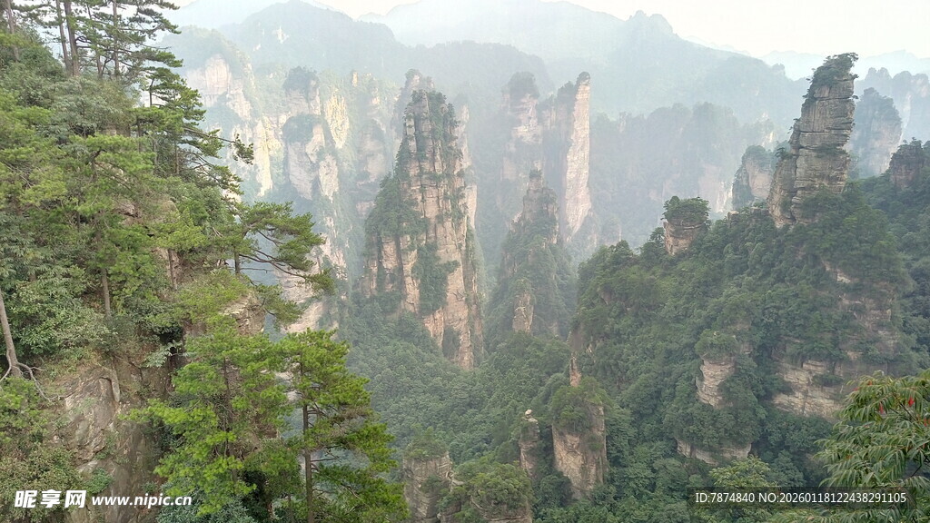 张家界奇峰美景