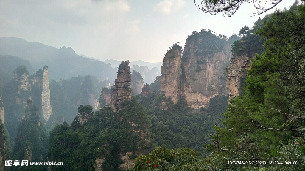 张家界奇峰美景