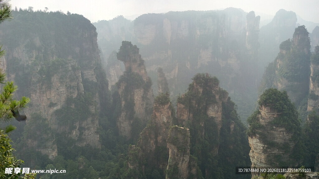 张家界奇峰美景