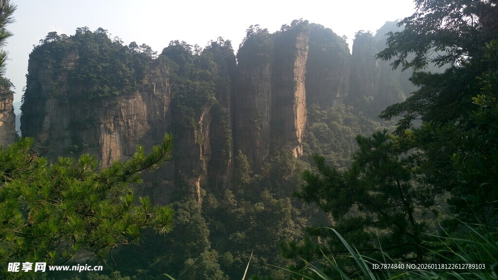 张家界奇峰美景