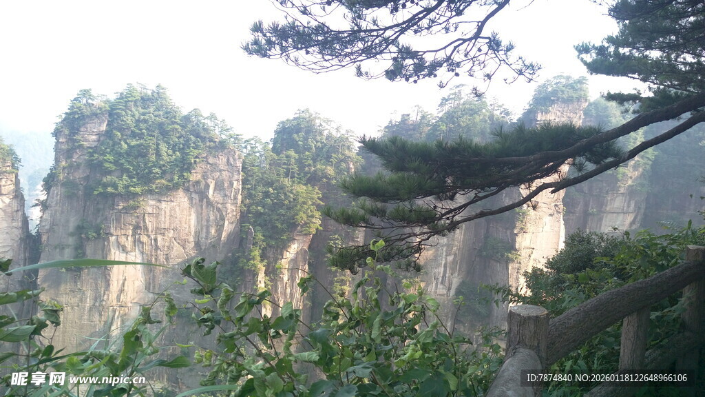 张家界奇峰异石景观