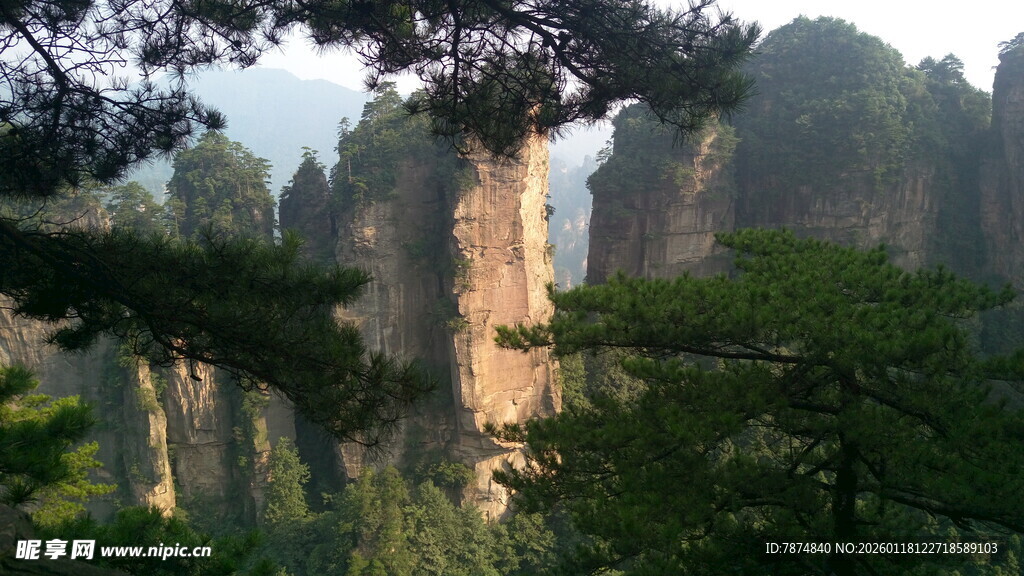 张家界奇峰美景