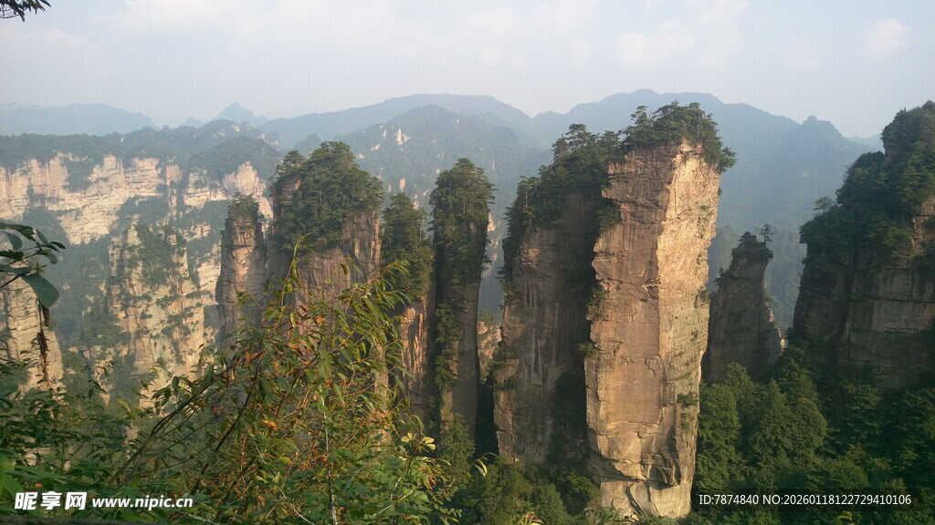 张家界奇峰异石景观