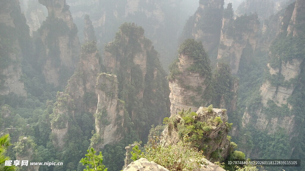 张家界奇峰美景