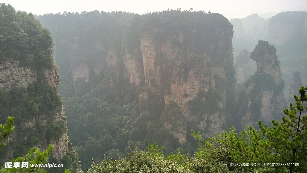 壮丽峡谷风光