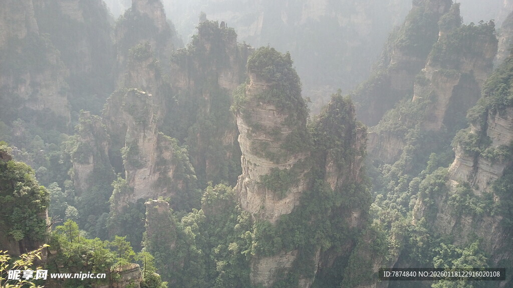 张家界奇峰美景