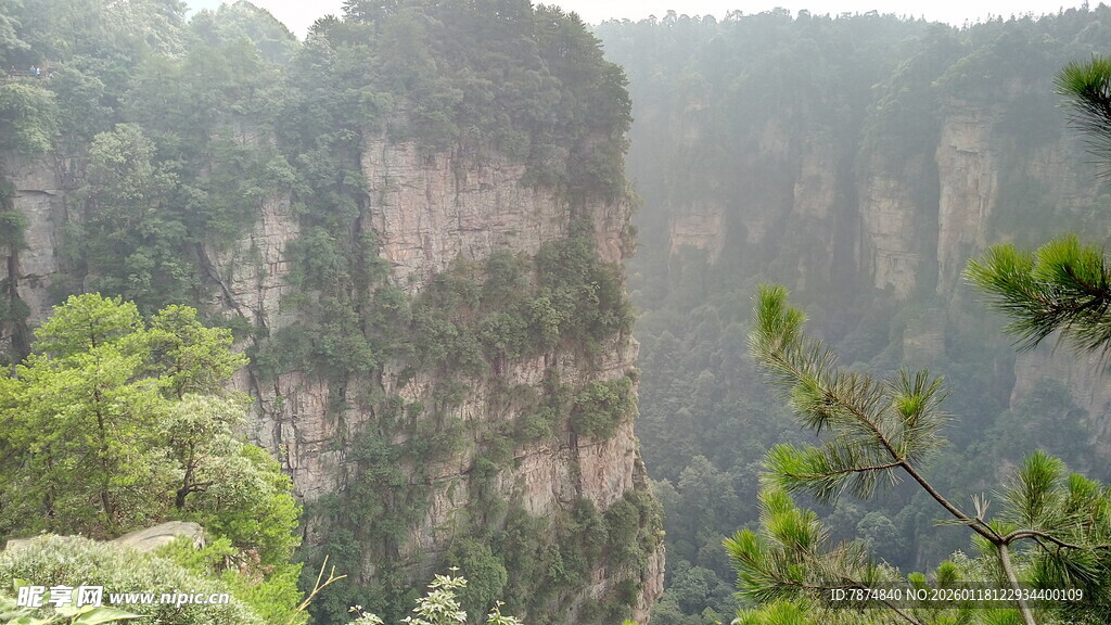 张家界奇峰美景