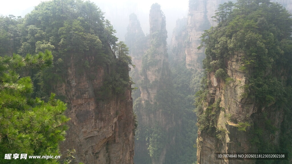 张家界奇峰异石景观