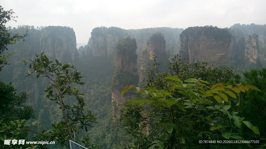 张家界奇峰异石景观