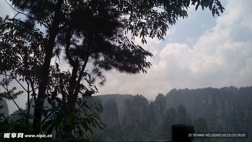 山林云雾景致