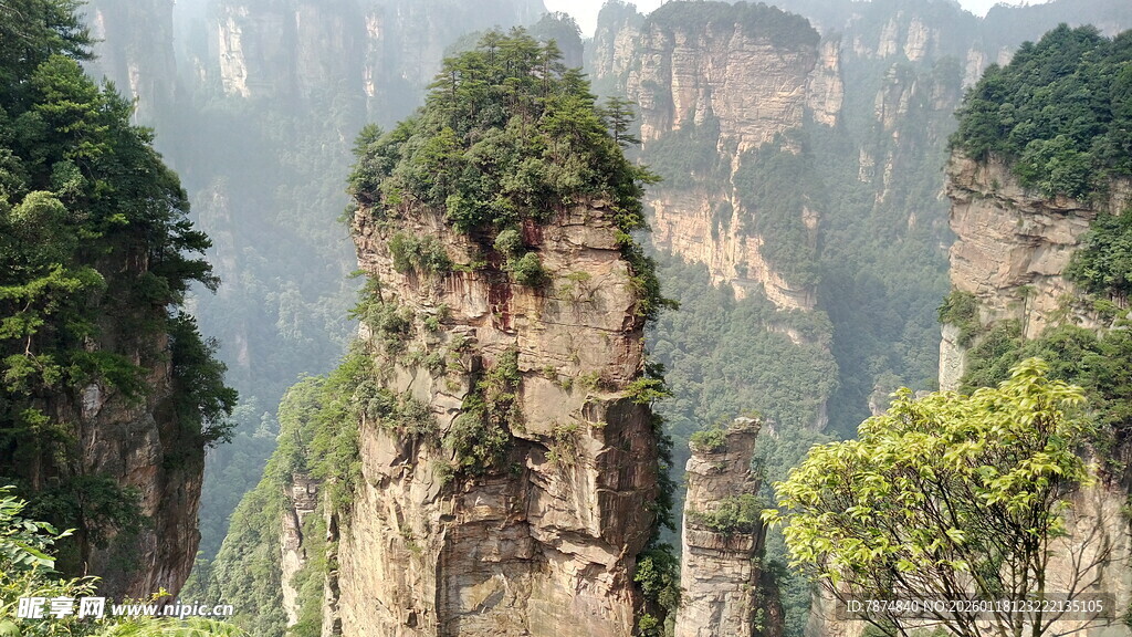 张家界奇峰异石景观