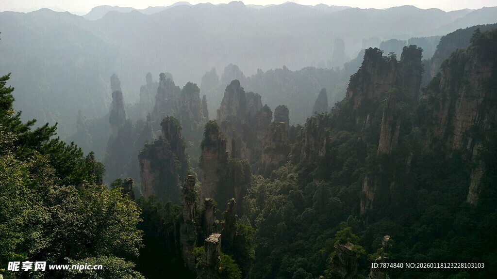 张家界奇峰美景