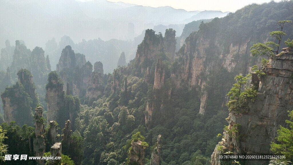 张家界奇峰美景