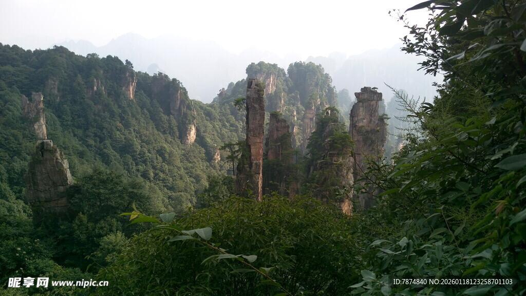 张家界奇峰异石景观