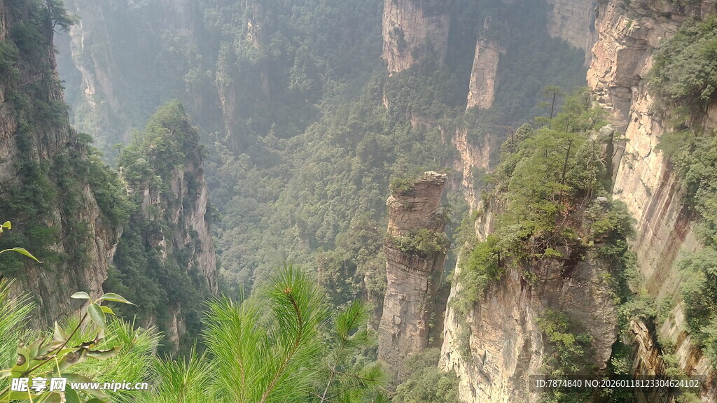 张家界奇峰美景