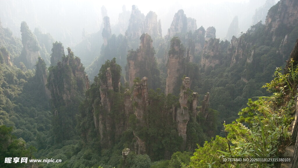 张家界奇峰美景