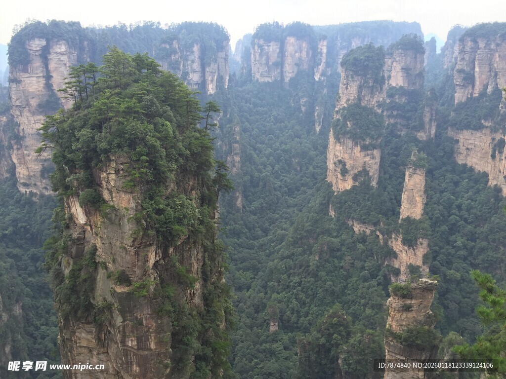 张家界奇峰美景