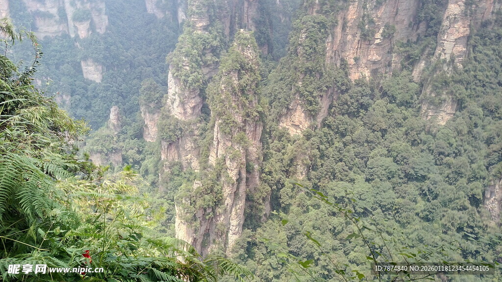 壮丽的山地自然风光