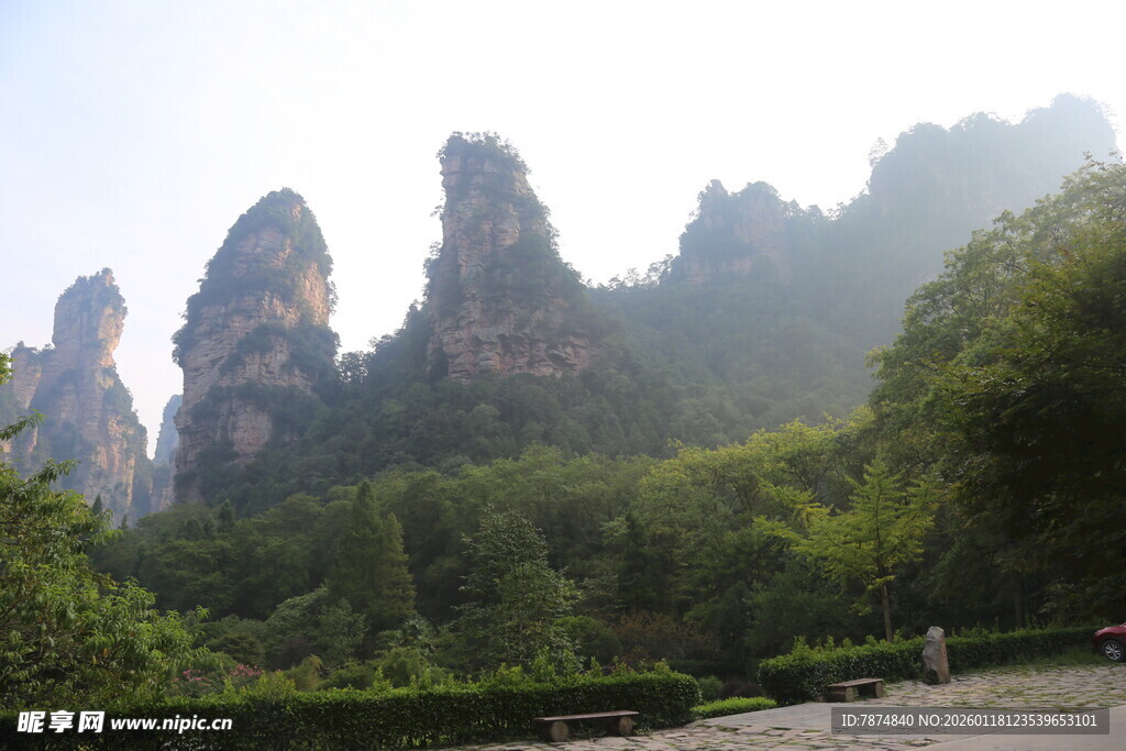 张家界奇峰异石美景