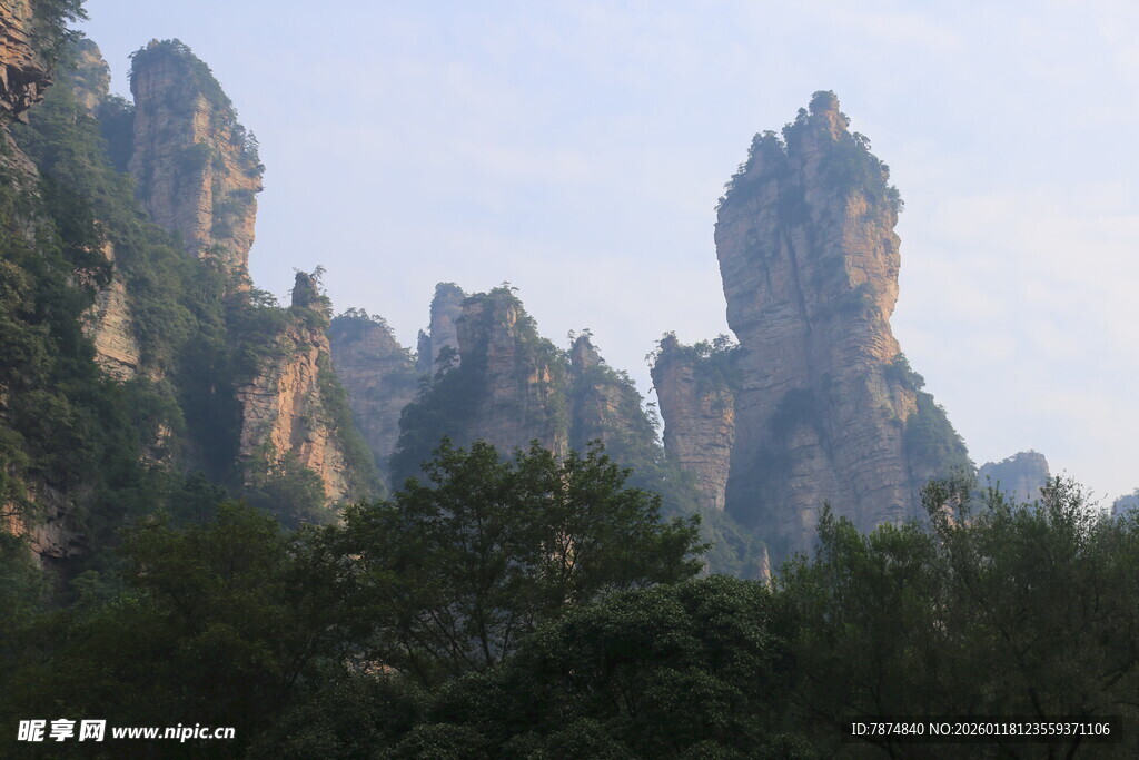张家界奇峰美景