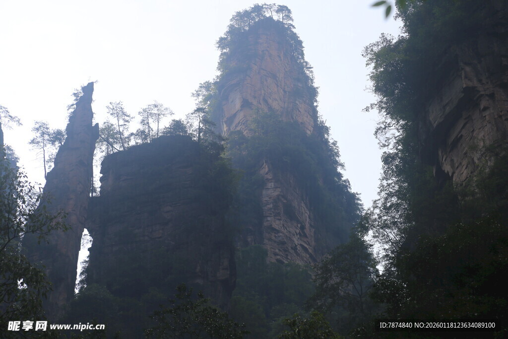 张家界奇峰异石景观