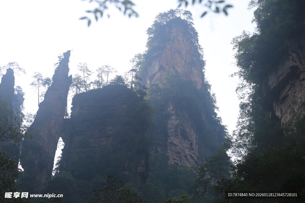 张家界奇峰异石景观