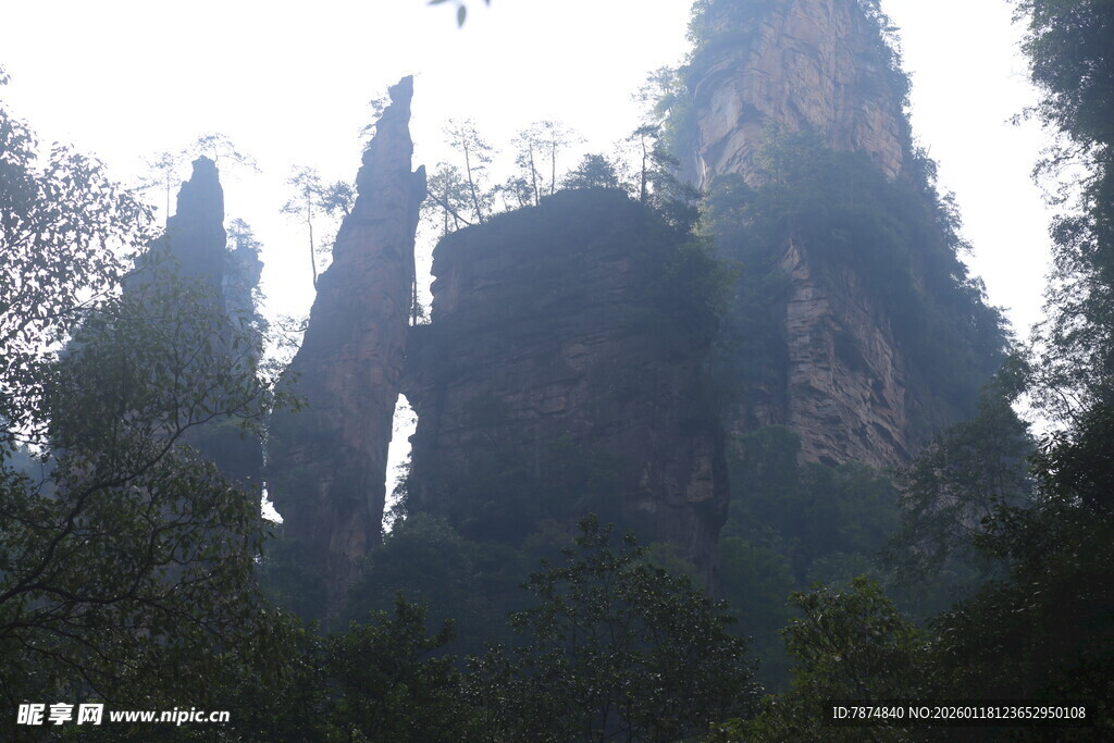 张家界奇峰异石景观