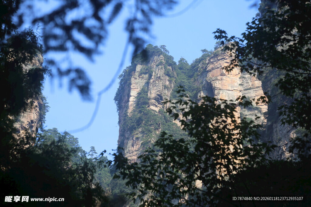 张家界奇峰异石景观