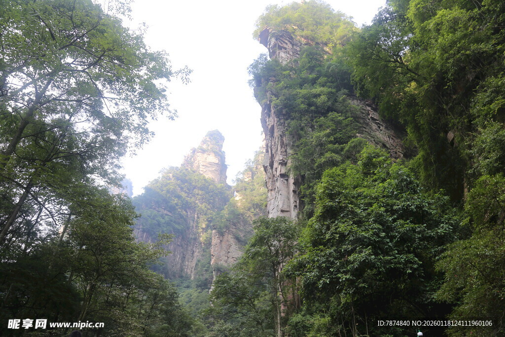 山林间的奇峰异景