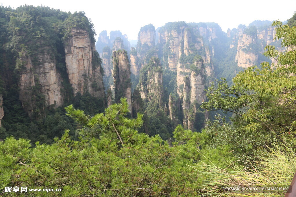 张家界奇峰异石景观