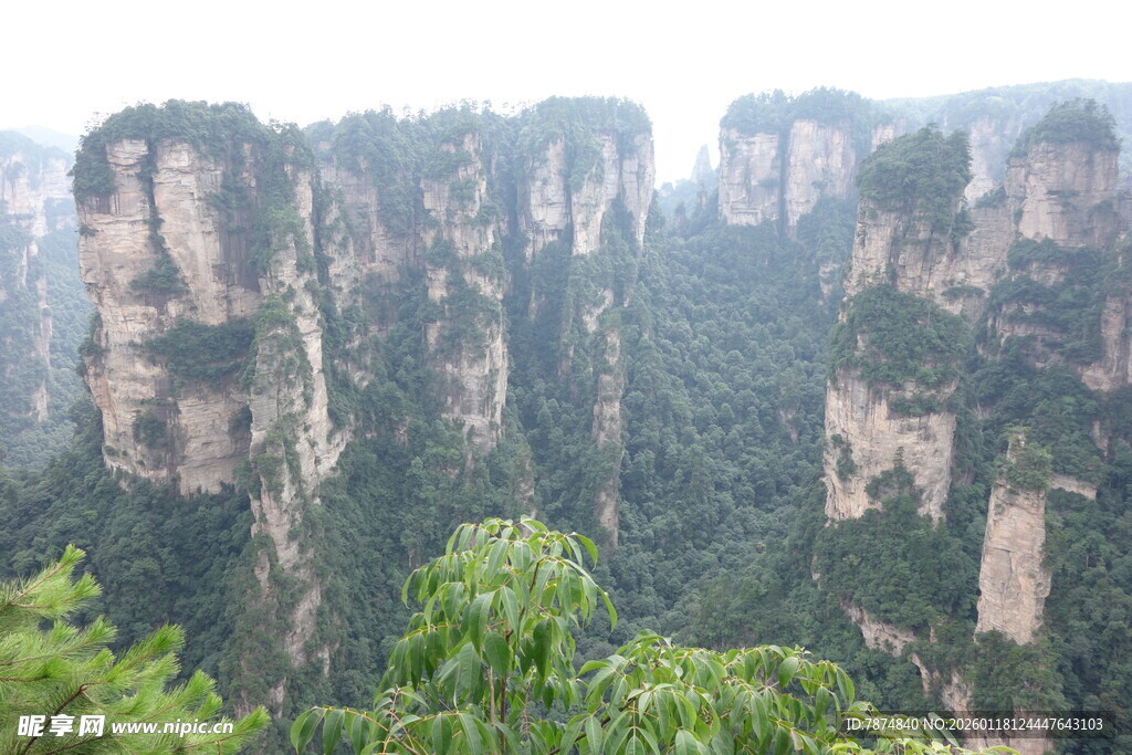 张家界奇峰异石景观