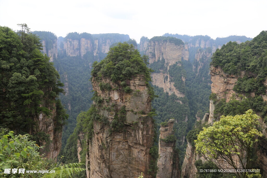 张家界奇峰异石景观