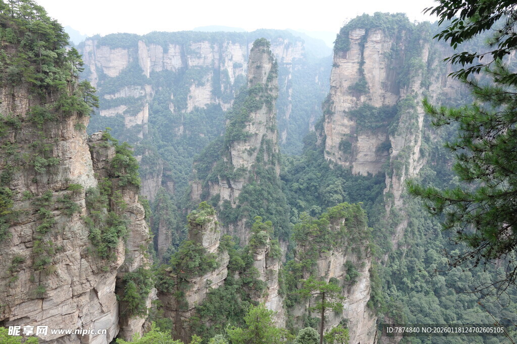 张家界奇峰异石景观