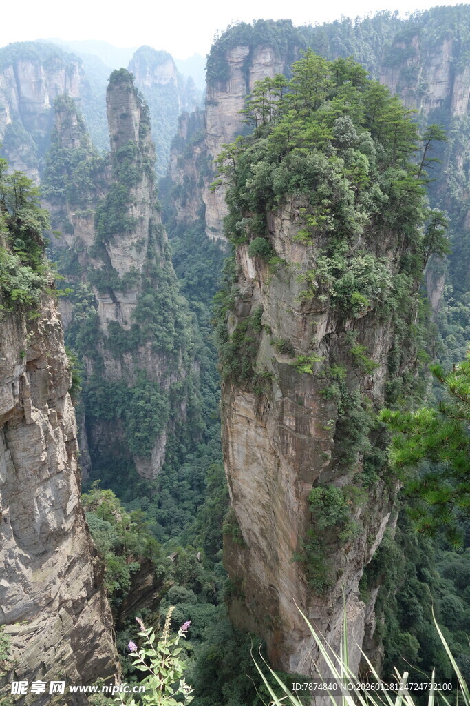 张家界奇峰异石景观
