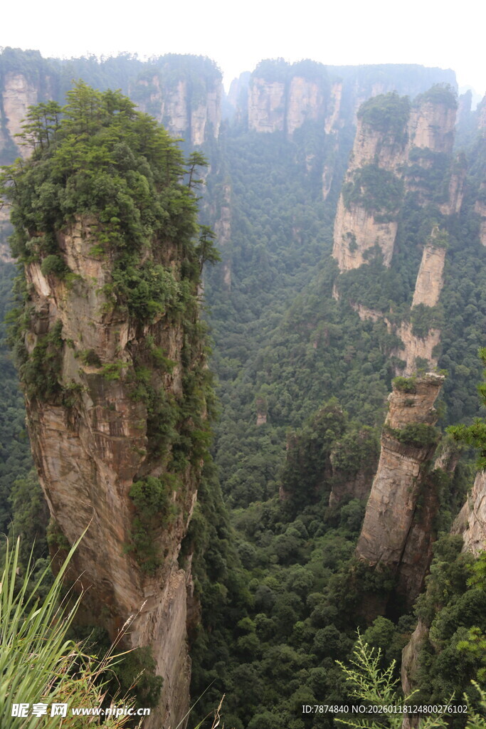 张家界奇峰异石景观