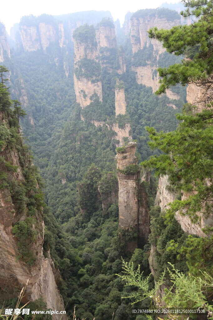张家界奇峰异石景观