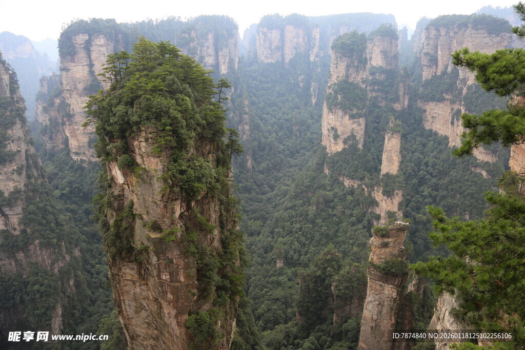 张家界奇峰异石景观