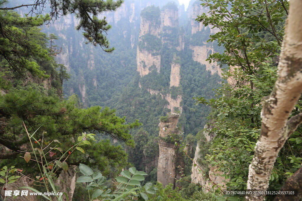 张家界奇峰异石景观