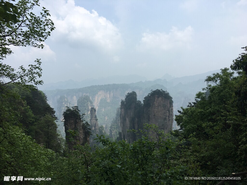 张家界奇峰美景