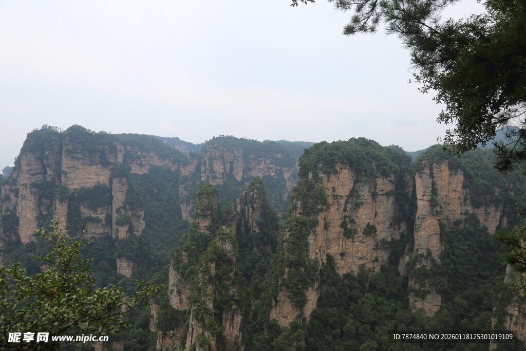 张家界奇峰美景