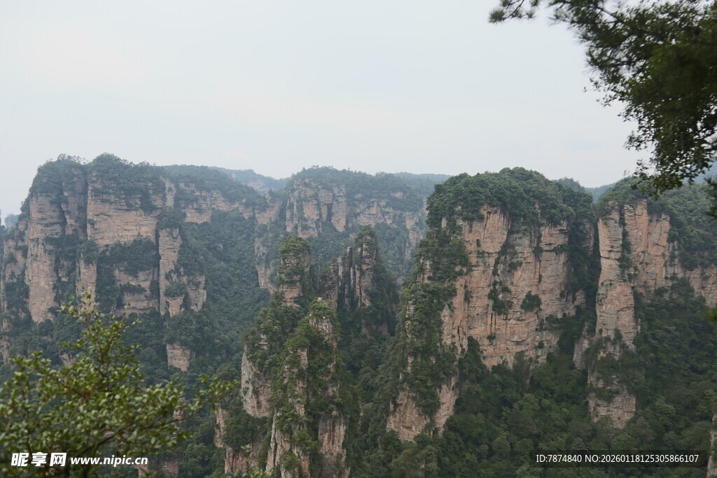 张家界奇峰美景